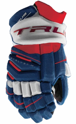True Hockey True Catalyst 7X Junior Hockey Gloves 16 True Hockey True Catalyst 7X Junior Hockey Gloves -True Hockey CT7xGlove Red White Blue